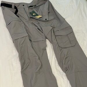 Eastern Mountain Sports Women's Gray convertible zip off hiking pants
